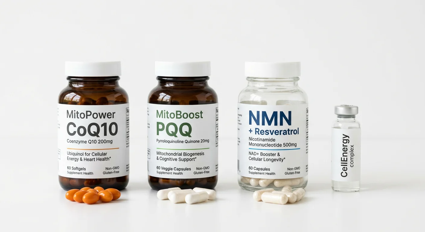 Mitochondrial Health & Cellular Energy Stack 2026: CoQ10, PQQ, ALCAR, NMN & Alpha-Lipoic Acid