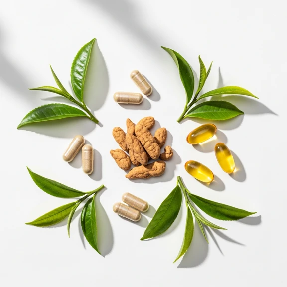 Stress management supplement stack — ashwagandha, magnesium, L-theanine, rhodiola, and omega-3